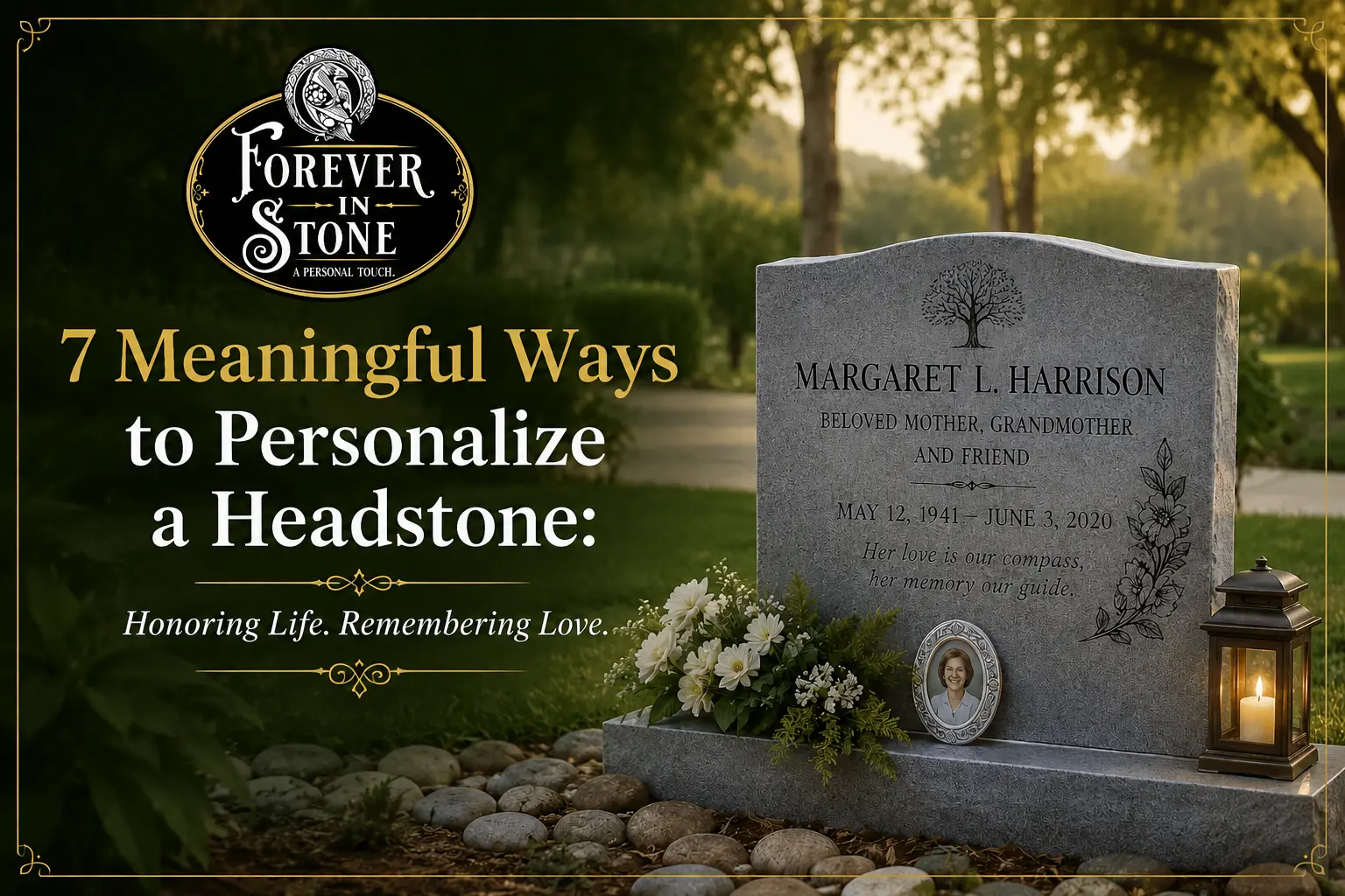 7 meaningful ways to personalize a headstone in Modesto CA with custom engraving and memorial design
